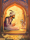 KING SHAH BAKHT AND HIS WAZIR AL-RAHWAN.—Vol. XI. p. 127