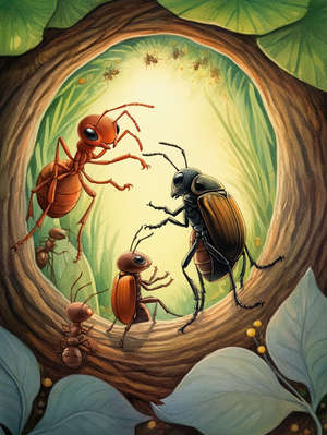 How Two Beetles Took Lodgings