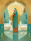DI’IBIL AL-KHUZA’I WITH THE LADY AND MUSLIM BIN AL-WALID