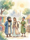 DI'IBIL AL-KHUZA'I WITH THE LADY AND MUSLIM BIN AL-WALID