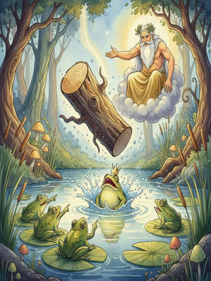 THE FROGS DESIRING A KING