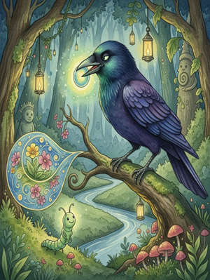 THE GLOWWORM AND THE JACKDAW