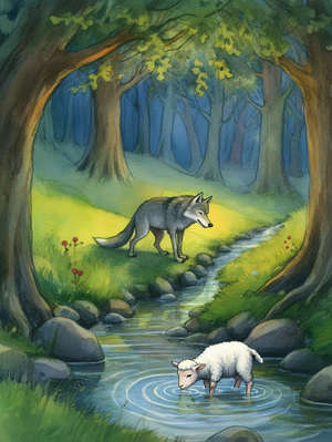 THE WOLF AND THE LAMB