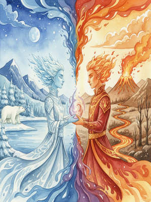 THE SNOW-DAUGHTER AND THE FIRE-SON [\[25\]](#Footnote2525)
