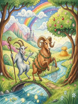 THE GOAT AND THE RAM