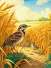 THE LARK AND HER YOUNG ONES