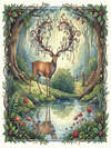 THE STAG AT THE POOL