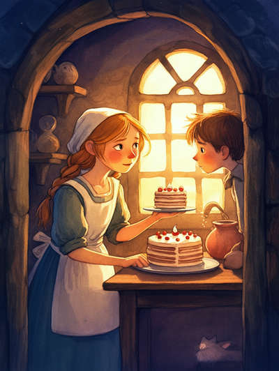 Dolly, draw the Cake