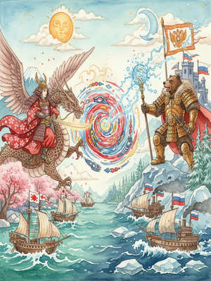JAPAN AND RUSSIA IN CONFLICT
