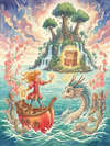 PEACH-PRINCE, AND THE TREASURE ISLAND