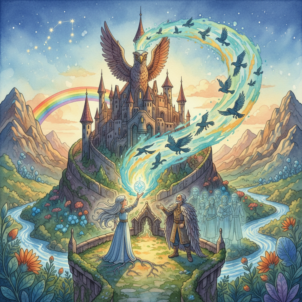 Cover: THE CASTLE of THE HAWK