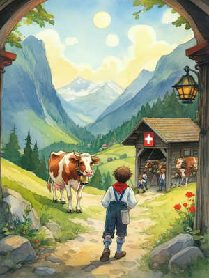THE YODEL CARILLON OF THE COWS