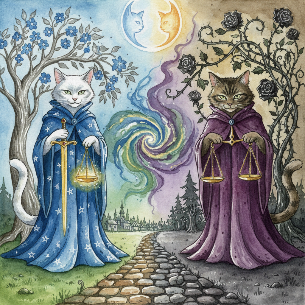 Cover: THE TWO CAT WITCHES