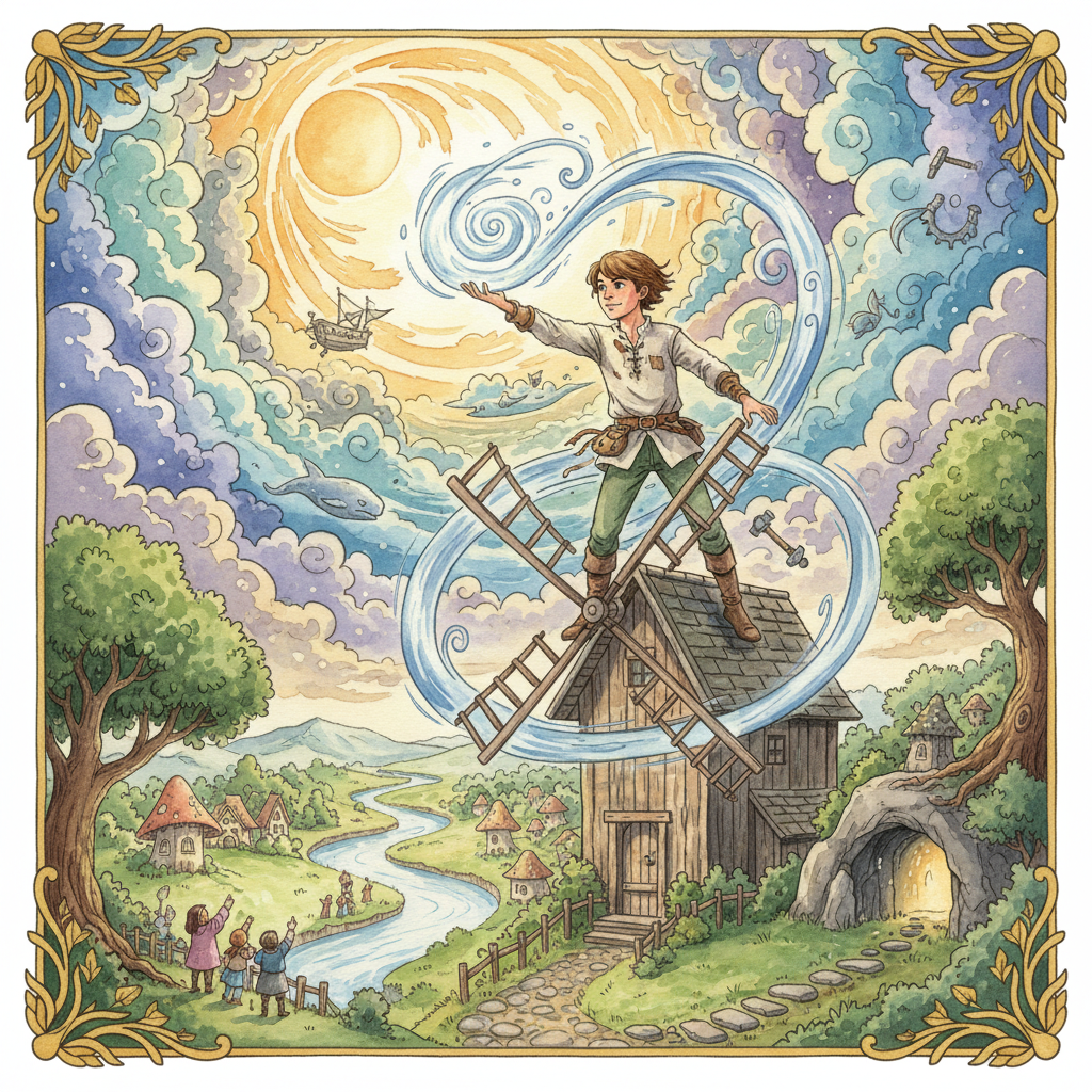 Cover: MYLLYRENKI, JOKA SAI TAIVAAN TUULET VALTAANSA