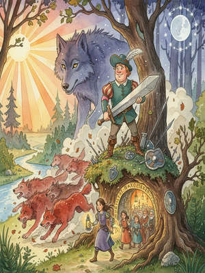 Miten rohkean Valtterin piti susia tappaman