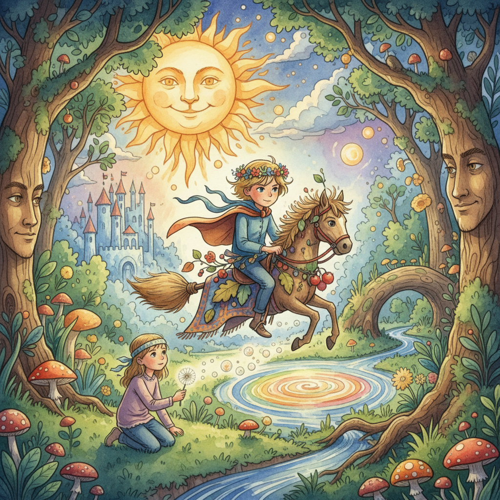 Cover: KUINKA FRITHIOF RATSASTI VAPUNPÄIVÄNÄ