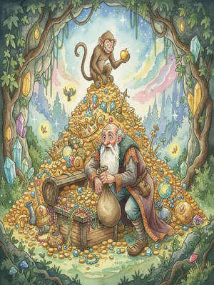 LE THÉSAURISEUR ET LE SINGE