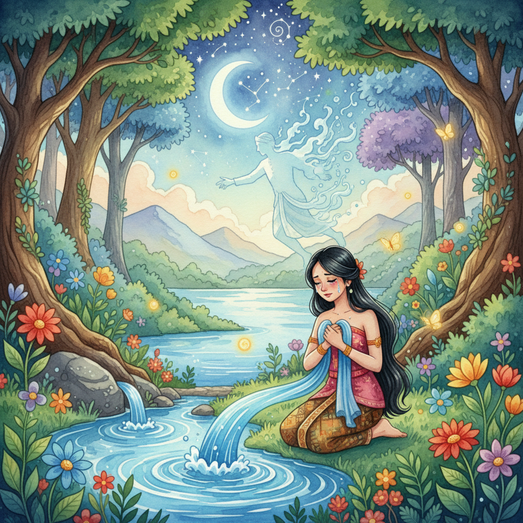 Asal Mula Telaga Biru