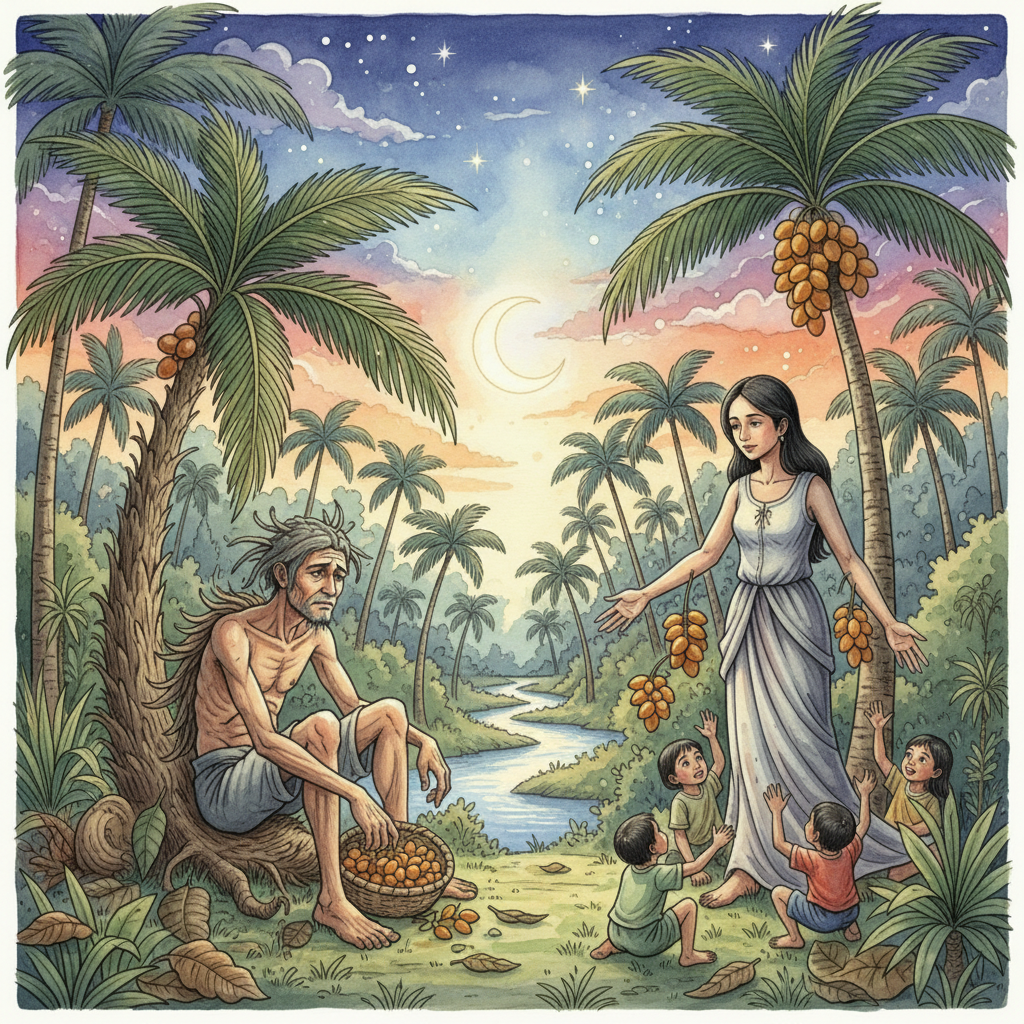 Asal-usul Pohon Sagu Dan Palem