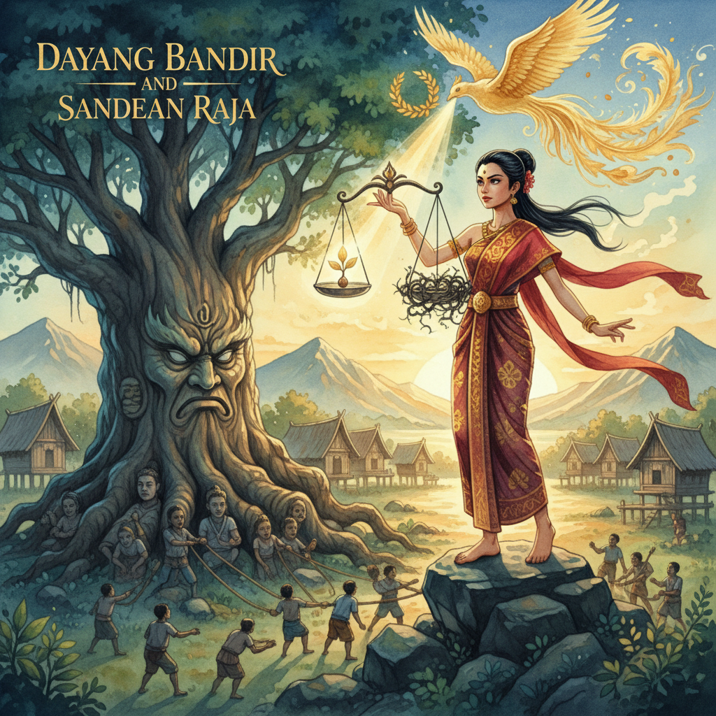 Dayang Bandir Dan Sandean Raja