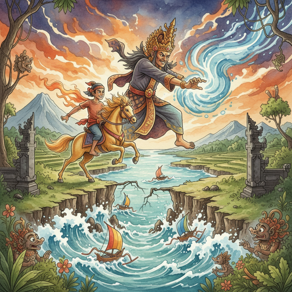 Terjadinya Selat Bali